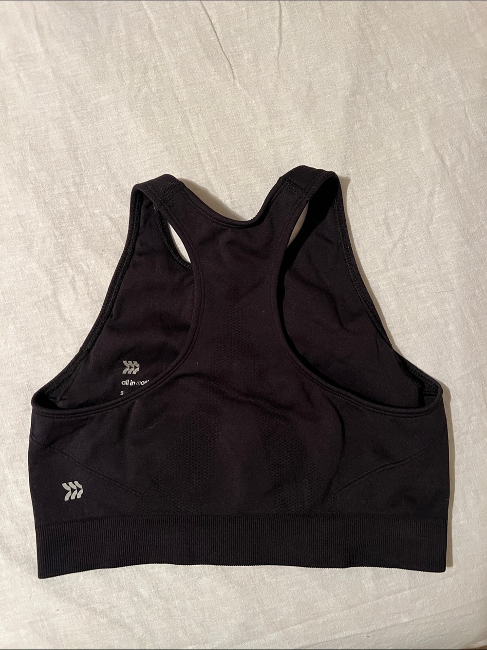 High-Neck Racerback Sports Bra - Picture 2 of 3